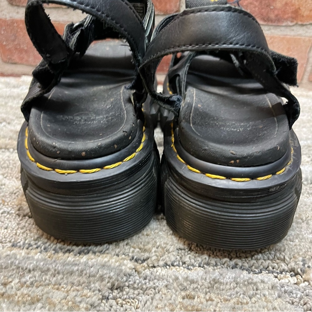 Dr. Martens Black Platform Sandals - Picture 4 of 9